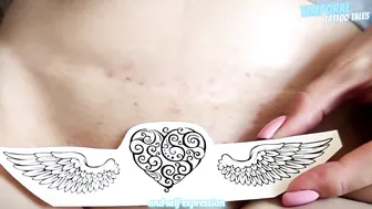 TEMPORARY TATTOO | Magic tattoo Angel Heart ✨♥️♥️♥️♥️️ #2