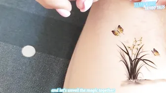 TEMPORARY TATTOO | Magic tattoo Butterflies in the grass ✨♥️♥️♥️♥️♥️♥️ #7