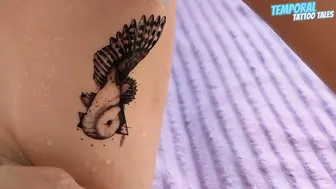 TEMPORARY TATTOO | Magic tattoo Incredible Owl ✨????????#024