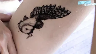 TEMPORARY TATTOO | Magic tattoo Incredible Owl ✨♥️♥️♥️♥️#024 #10