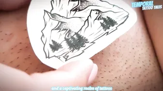 TEMPORARY TATTOO | Magic tattoo Mountains ✨♥️♥️️♥️♥️ #023 #2