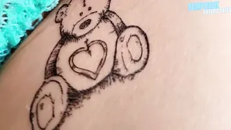 TEMPORARY TATTOO | Magic tattoo Lonely Bear ♥️♥️♥️♥️ #016 #10