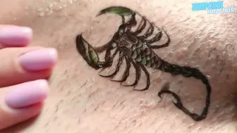 TEMPORARY TATTOO | Magic tattoo Beautiful Scorpion ???? #011