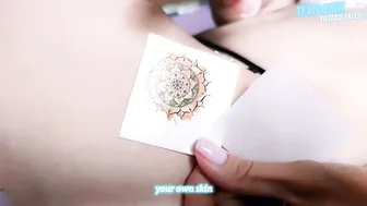 TEMPORARY TATTOO | Magic tattoo Beautiful Ornament ✨ #010 #3