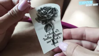 TEMPORARY TATTOO | Magic tattoo Beautiful Rose ♥️♥️ #009 #3