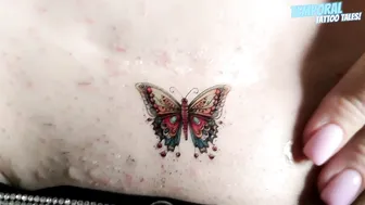 MAGIC TATTOO Beautiful Butterfly Temporary Tattoo ♥️♥️ #007 #8