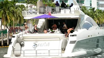 Miami is on FIRE !! Summer Vibes on the Miami River | Boat Zone #2