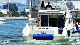 Miami is on FIRE !! Summer Vibes on the Miami River | Boat Zone #7