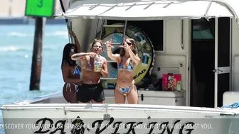 BAD GIRLS! This is How We Party in Miami !! Boat Zone #9