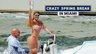 Spring Break NEVER STOPS in Miami | Miami River Boats | Boat Zone