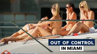 SHE IS NOT SHY AT ALL!! Only In Miami! BOAT ZONE