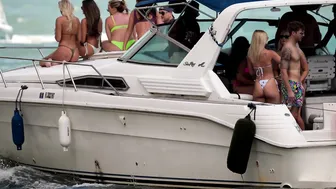 SHE DID IT ON PURPOSE !! BEST Boat Party in Miami | Boat Zone #4