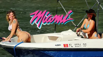 She Is Not SHY!! Cr4zy Day in Miami !! Boat Zone #1