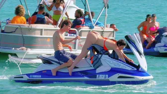 HE IS NOT READY FOR THIS!! MIAMI SANDBAR 2023 | BOAT ZONE