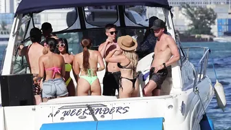 SHE IS NOT SHY !! MIAMI RIVER BOATS #2