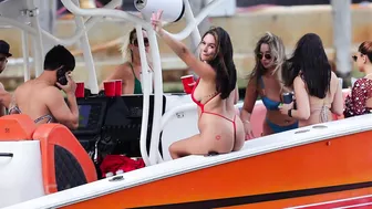 SHE IS NOT SHY !! MIAMI RIVER BOATS #6