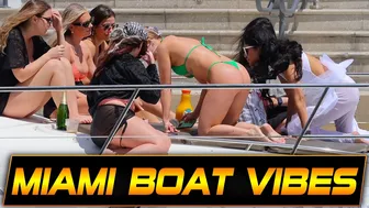 She DID It on Purpose !! Miami River Boats