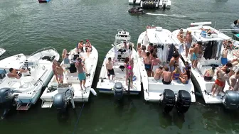 CRAZIEST BOCA BASH 2023 !! BEST Sandbar Party in Florida #7