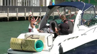 PARTY TO THE NEXT LEVEL!! Miami River Boats | Boat Zone Miami #7