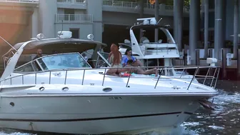 Miami Spring Breakers Out Of Control! Boat Zone Miami #6