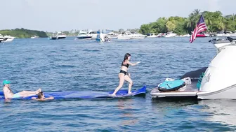 TOP MODELS at Haulover Sandbar! Boat Zone Miami #5