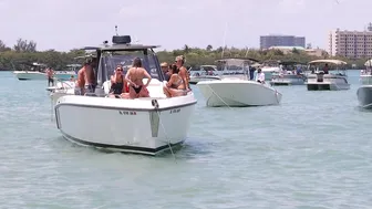 Wild Birthday Party! HAULOVER SANDBAR! BOAT ZONE MIAMI #4