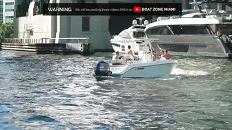 She's a 10!! MIAMI RIVER BOATS 2023 | Boat Zone Miami #6