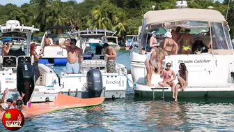 FUN TIMES on the Haulover Sandbar 2023 | Boat Zone Miami #2