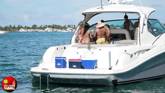 FUN TIMES on the Haulover Sandbar 2023 | Boat Zone Miami #7