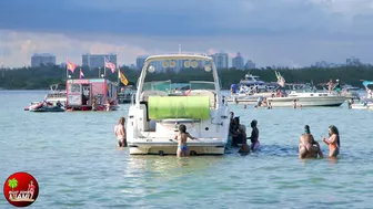 COWGIRL ON HAULOVER SANDBAR | BOAT ZONE MIAMI #2