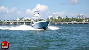 COWGIRL ON HAULOVER SANDBAR | BOAT ZONE MIAMI #4