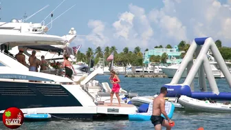 SURPRISING RICH PEOPLE PARTY!! HAULOVER SANDBAR | BOAT ZONE #5