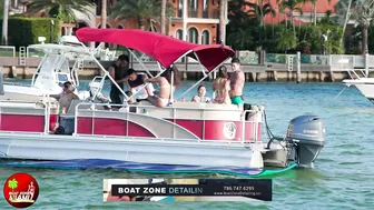 LUCKY GUYS LIVING THEIR BEST LIFE IN MIAMI | BOAT ZONE MIAMI #4