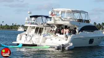 LUCKY GUYS LIVING THEIR BEST LIFE IN MIAMI | BOAT ZONE MIAMI #9