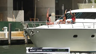 OUCH! BEST BOAT PARTY ON THE MIAMI RIVER 2023 | BOAT ZONE MIAMI #3