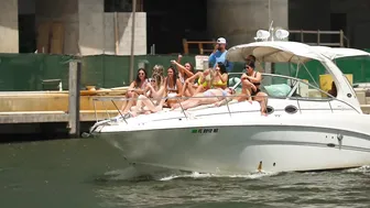 OUCH! BEST BOAT PARTY ON THE MIAMI RIVER 2023 | BOAT ZONE MIAMI #6