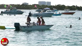 HAULOVER SANDBAR ON FIRE | BOAT ZONE MIAMI #6