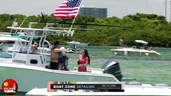 HUGE ASSets AT HAULOVER SANDBAR 2023 | BOAT ZONE MIAMI #7