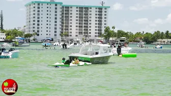 HUGE ASSets AT HAULOVER SANDBAR 2023 | BOAT ZONE MIAMI #9