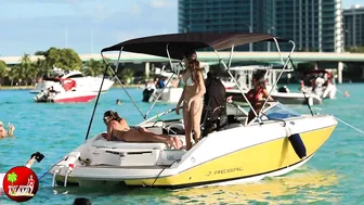 BEST OF HAULOVER SANDBAR 2022! | BOAT ZONE MIAMI #10