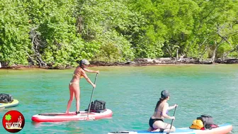 WILD!! She Did That To HER FRIEND !! HAULOVER SANDBAR | BOAT ZONE MIAMI #4