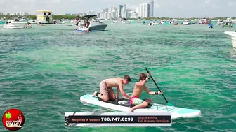 Beautiful Girls In TROUBLE at Haulover Sandbar | BOAT ZONE MIAMI #10