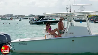 Beautiful Girls In TROUBLE at Haulover Sandbar | BOAT ZONE MIAMI #8