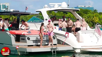 INSANE SANDBAR PARTY 2023 | BOAT ZONE MIAMI #7