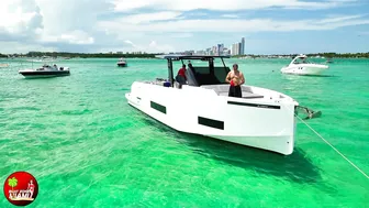 WILDEST SANDBAR IN MIAMI !! HAULOVER SANDBAR 2023 | Boat Zone Miami #3