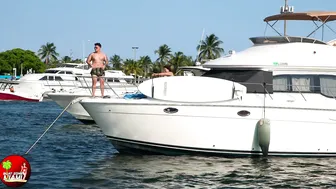 WILDEST SANDBAR IN MIAMI !! HAULOVER SANDBAR 2023 | Boat Zone Miami #4