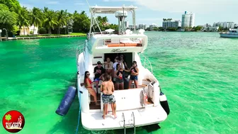 WILDEST SANDBAR IN MIAMI !! HAULOVER SANDBAR 2023 | Boat Zone Miami #5