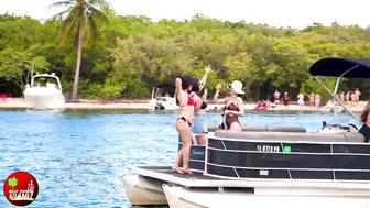 FUN & GOOD VIBES at HAULOVER INLET SANDBAR | BOAT ZONE #7