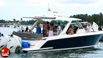 REDHEAD GODDESS AT HAULOVER INLET SANDBAR | BOAT ZONE MIAMI #5