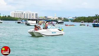 REDHEAD GODDESS AT HAULOVER INLET SANDBAR | BOAT ZONE MIAMI #6